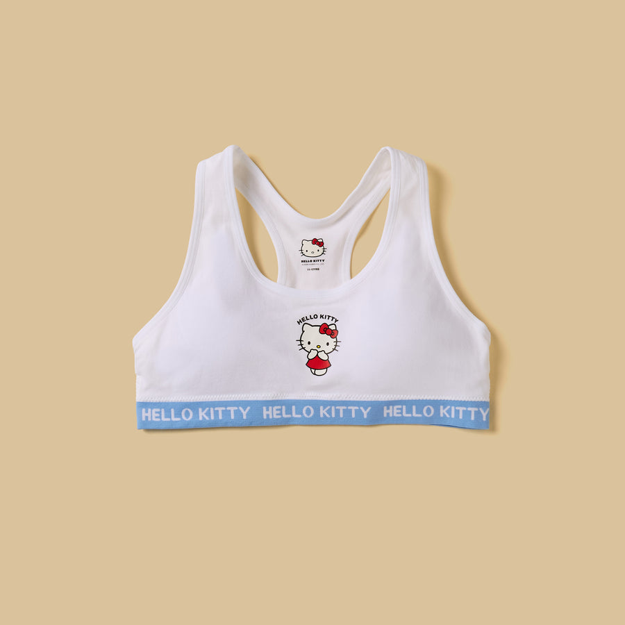 Pack of 2 - Hello Kitty Print Padded Trainer Bra