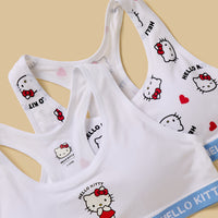 Pack of 2 - Hello Kitty Print Padded Trainer Bra