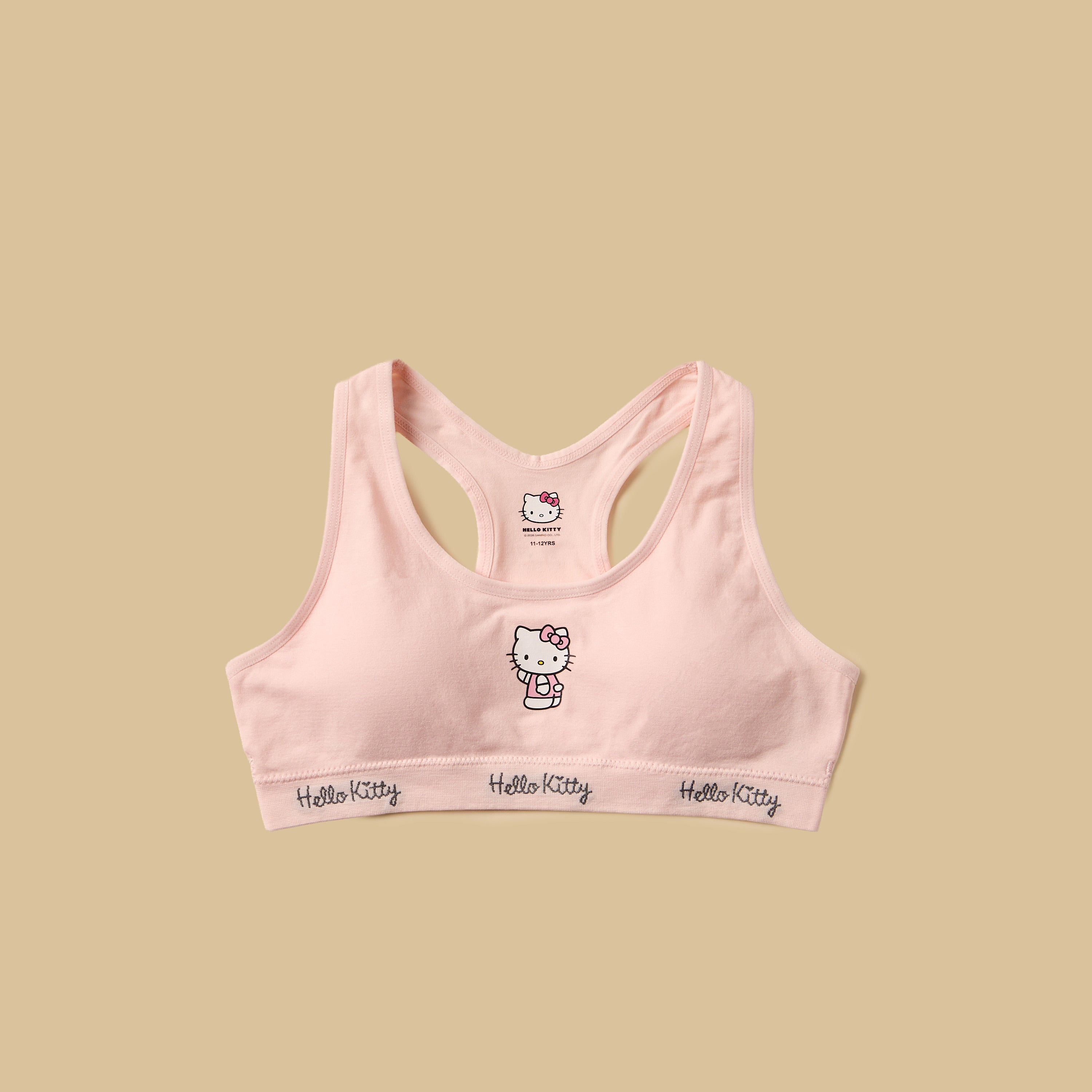 Pack of 2 - Hello Kitty Print Padded Trainer Bra