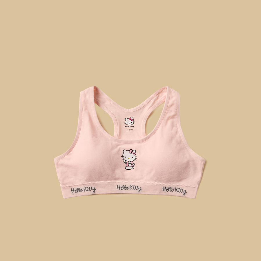 Pack of 2 - Hello Kitty Print Padded Trainer Bra