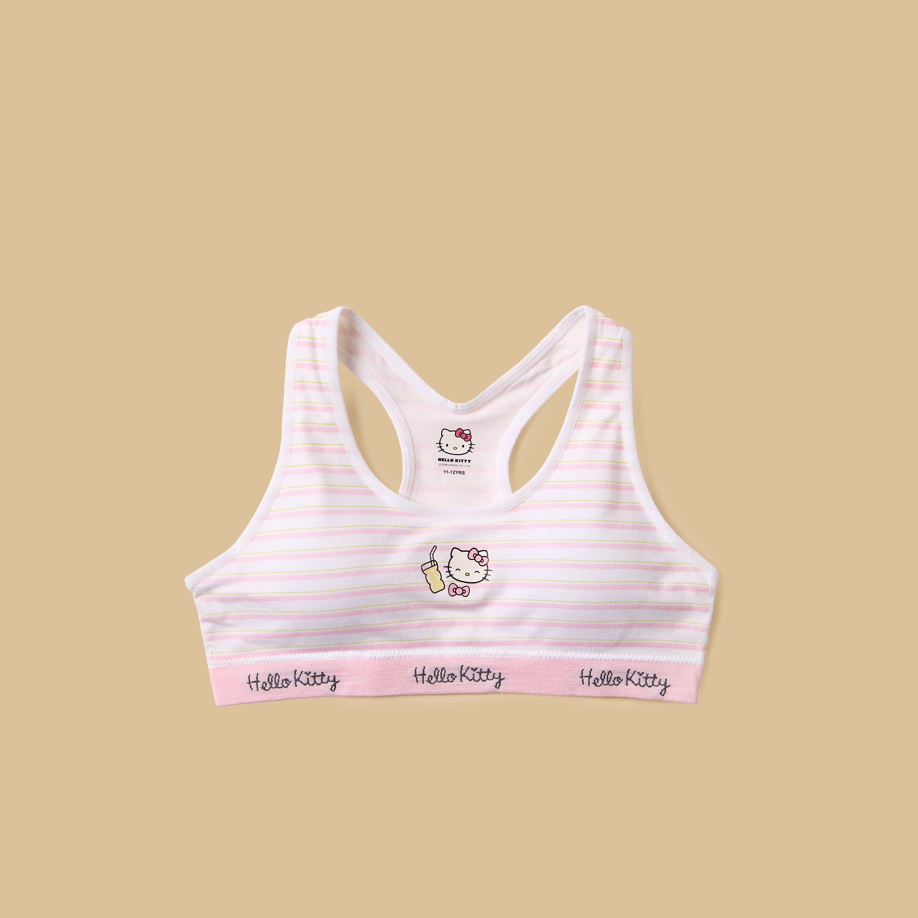 Pack of 2 - Hello Kitty Print Padded Trainer Bra