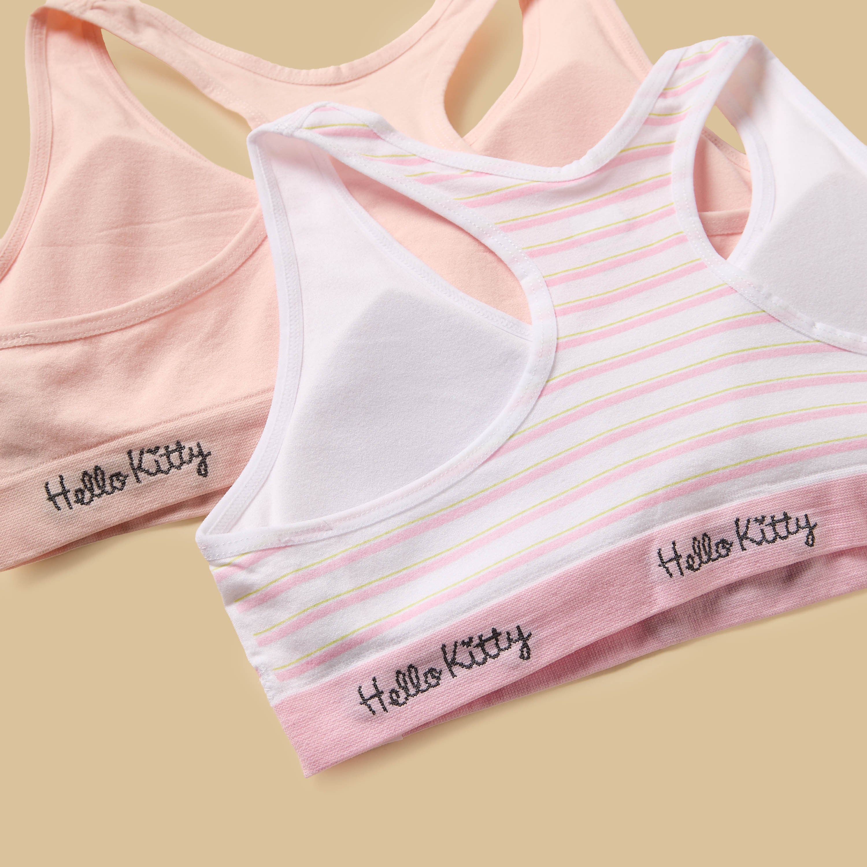 Pack of 2 - Hello Kitty Print Padded Trainer Bra