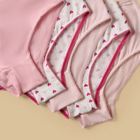 Pack of 5 - Heart Print Briefs