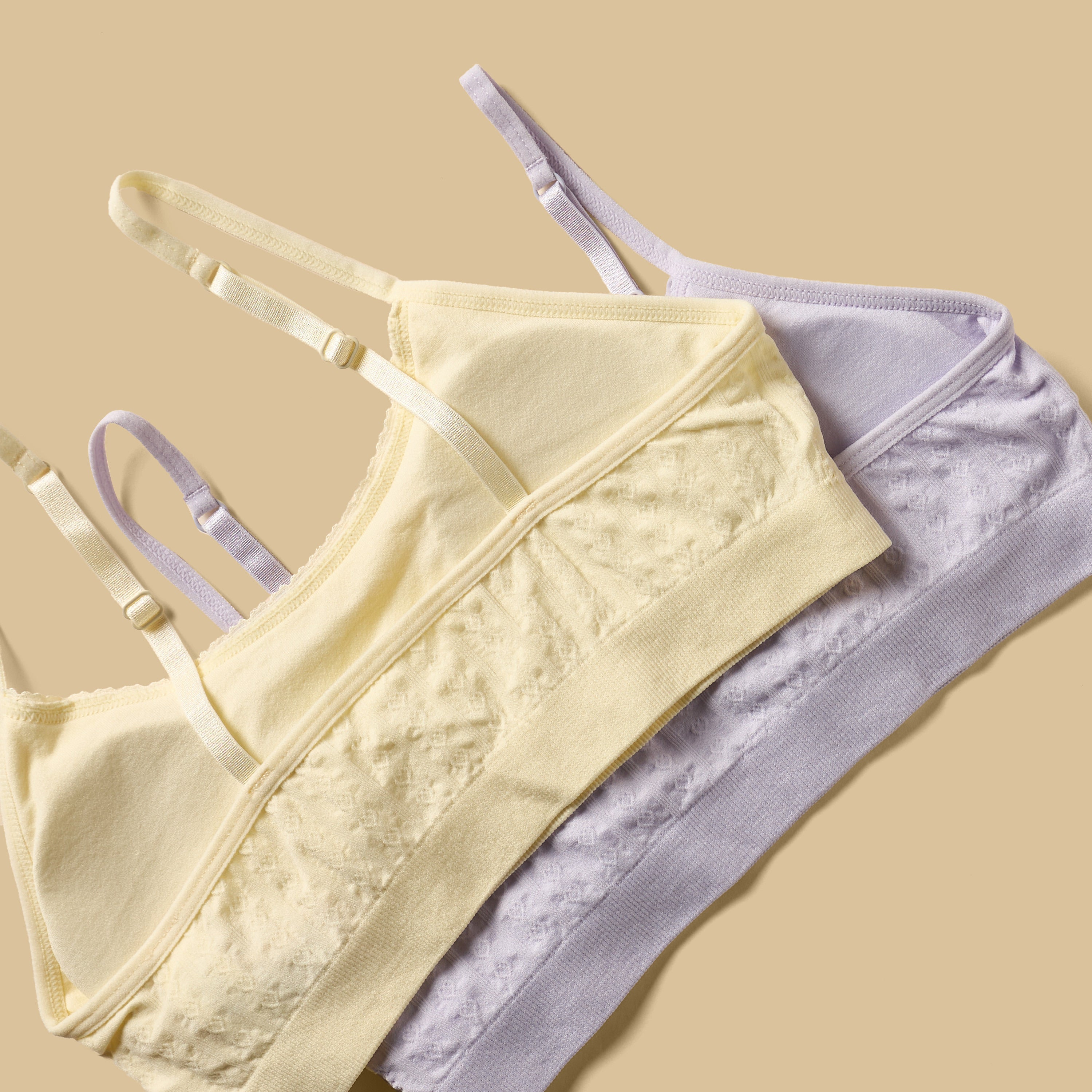 Pack of 2 - Jacquard Padded Trainer Bra
