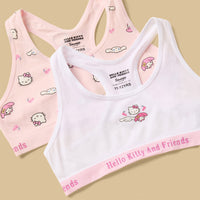 Pack of 2 - Hello Kitty and Friends Print Non-Padded Trainer Bra