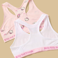 Pack of 2 - Hello Kitty and Friends Print Non-Padded Trainer Bra