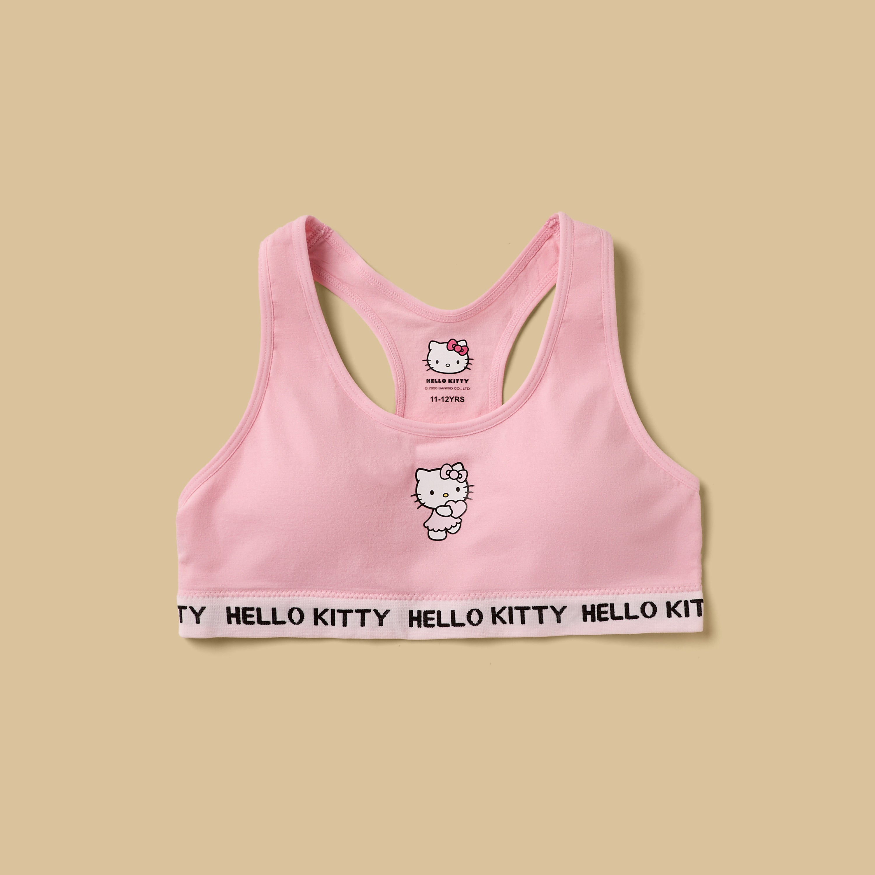 Pack of 2 - Hello Kitty Print Padded Trainer Bra