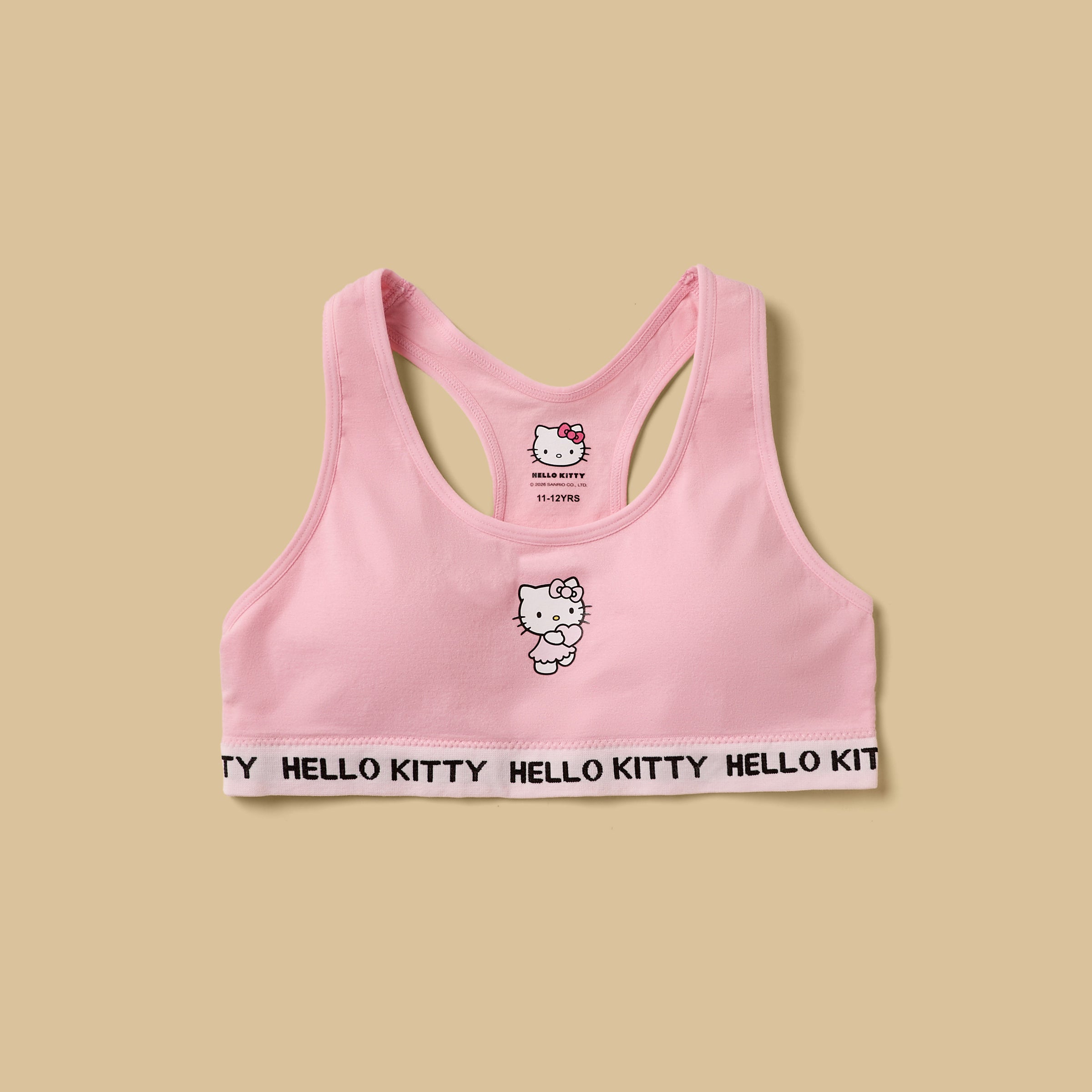 Pack of 2 - Hello Kitty Print Padded Trainer Bra