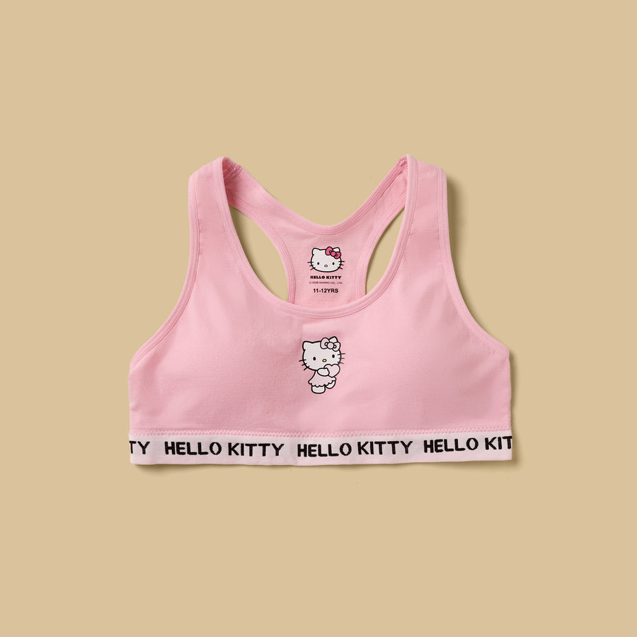 Pack of 2 - Hello Kitty Print Padded Trainer Bra