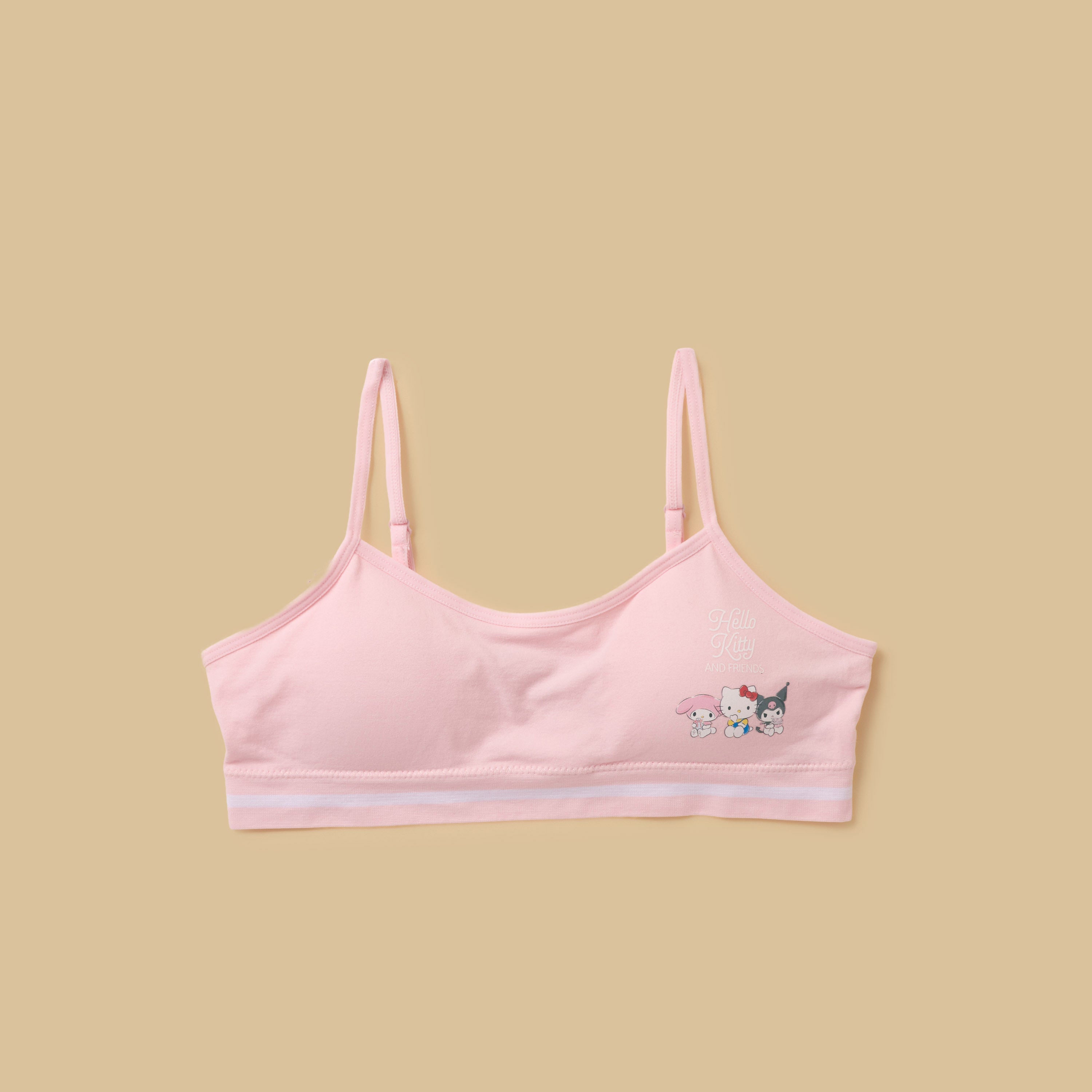 Pack of 2 - Hello Kitty and Friends Print Padded Training Bra