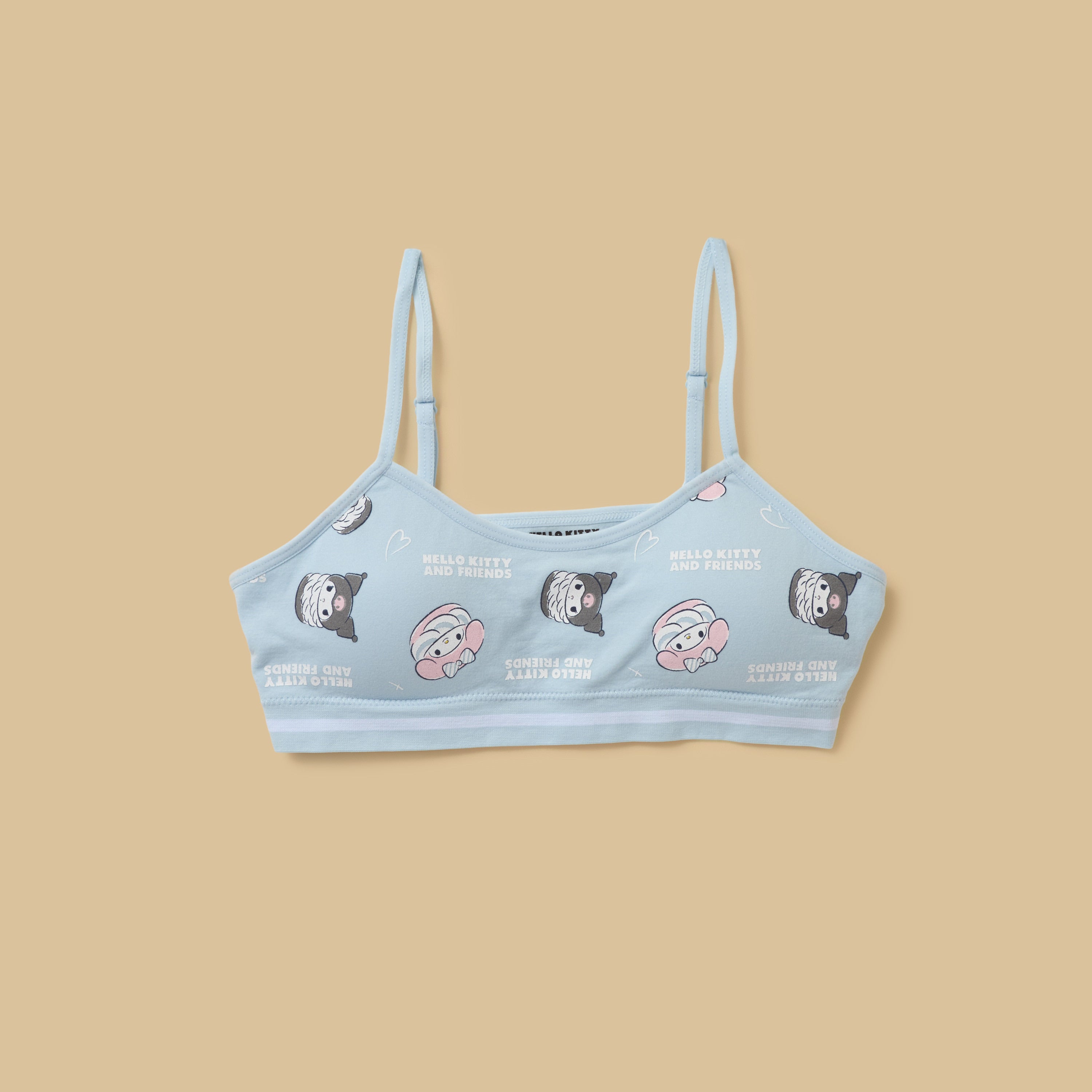 Pack of 2 - Hello Kitty and Friends Print Padded Training Bra
