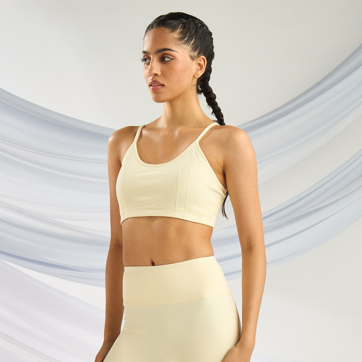 Pack of 2 - Ribbed Seamless Sports Bra