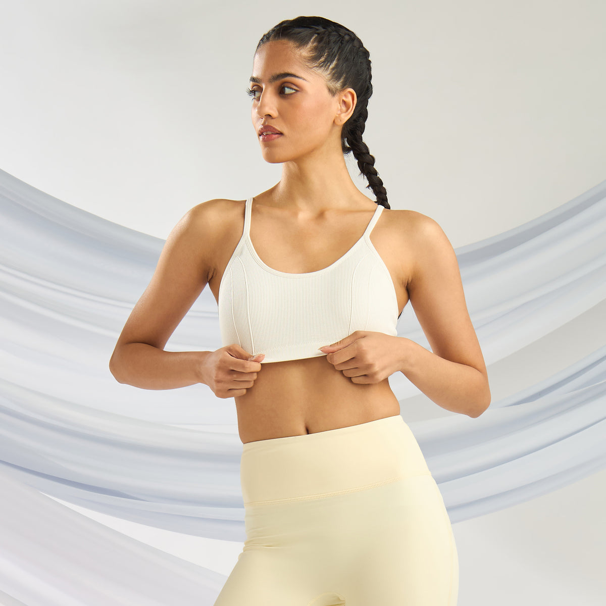 Pack of 2 - Ribbed Seamless Sports Bra