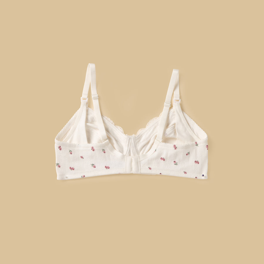 Floral Print Non Padded Maternity Bra