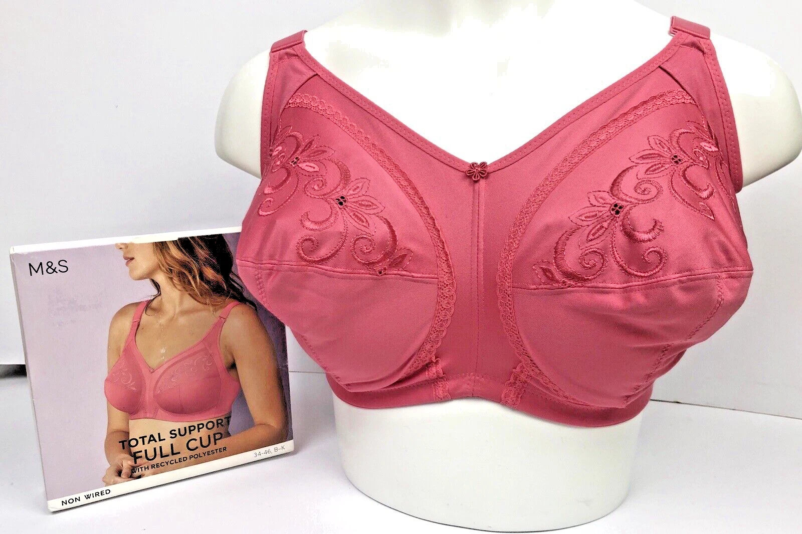 M&S Total Support Embroidered Full Cup