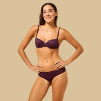 Pack of 2 - Textured Push-Up Wired Demi Bra
