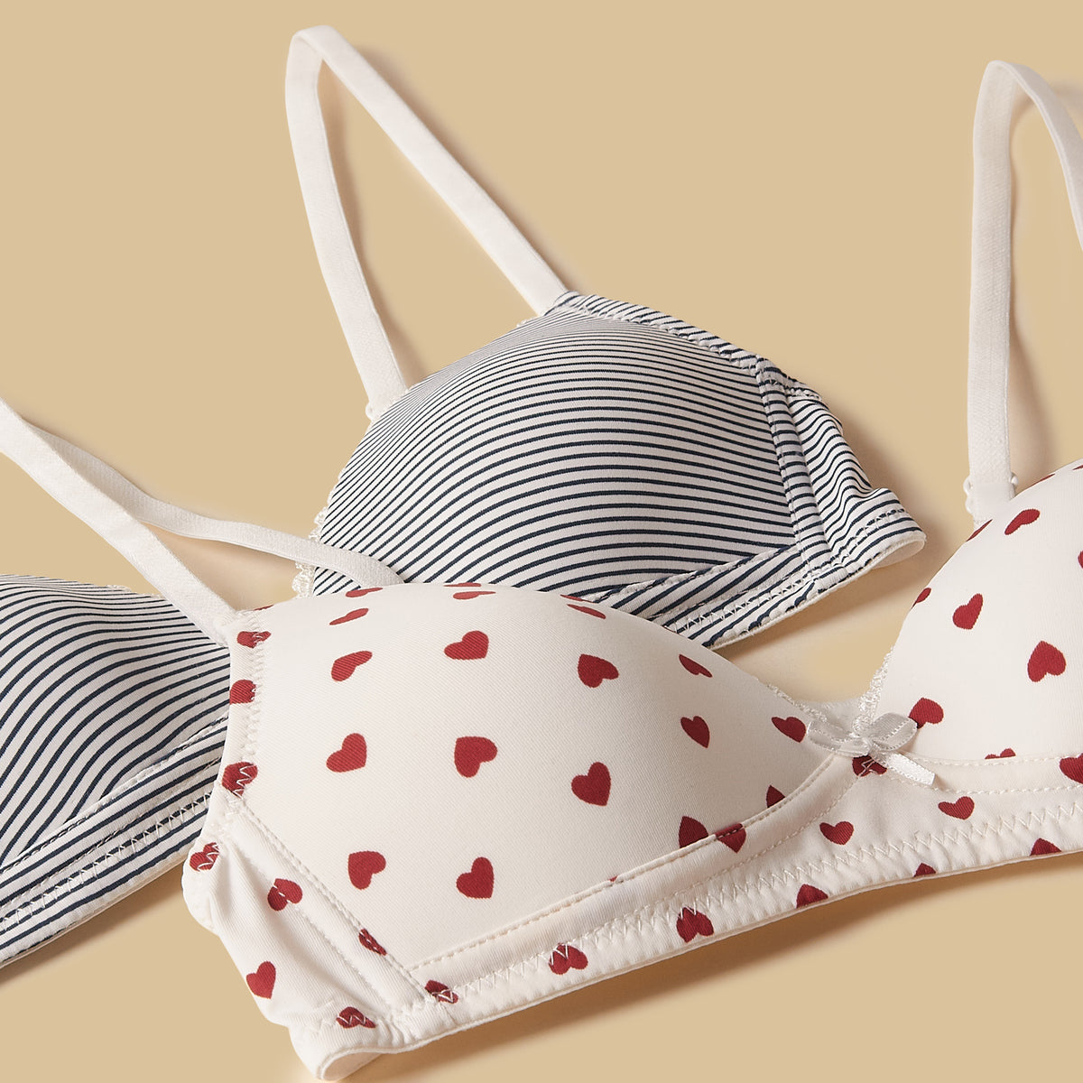 Pack of 2 - Printed Bra