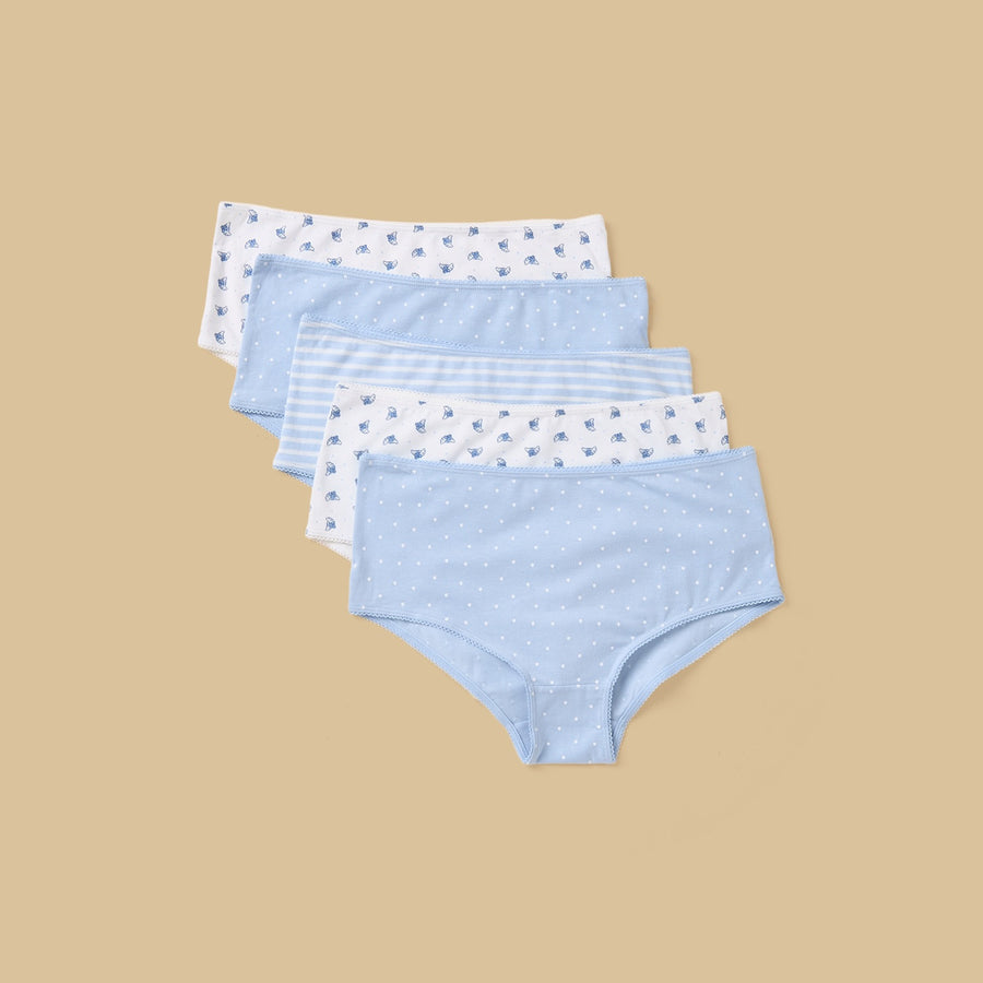 Pack of 5 - Assorted Print Briefs