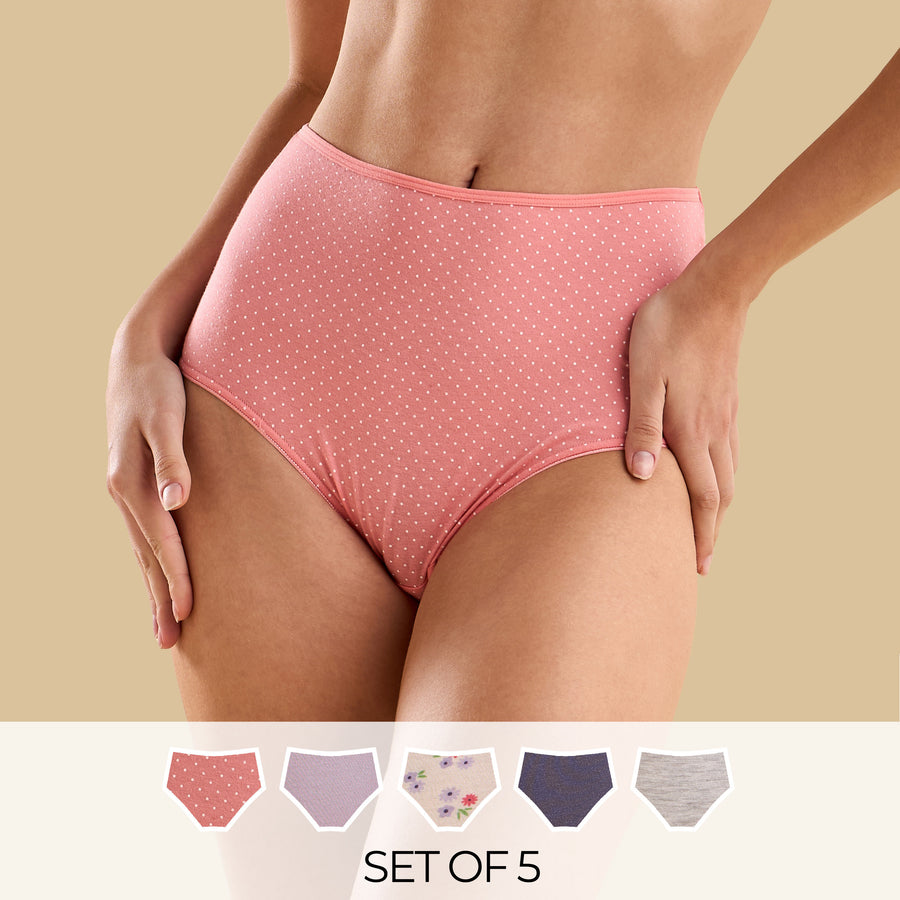 Pack of 5 - Assorted Full Briefs