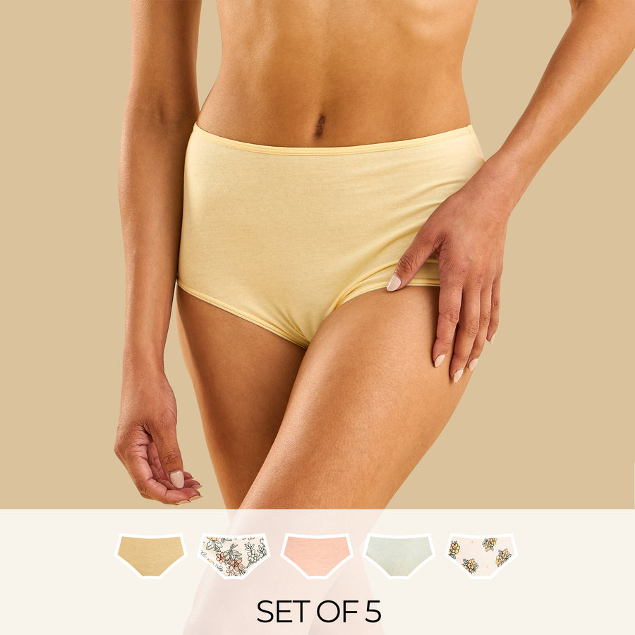 Pack of 5 - Assorted Full Briefs