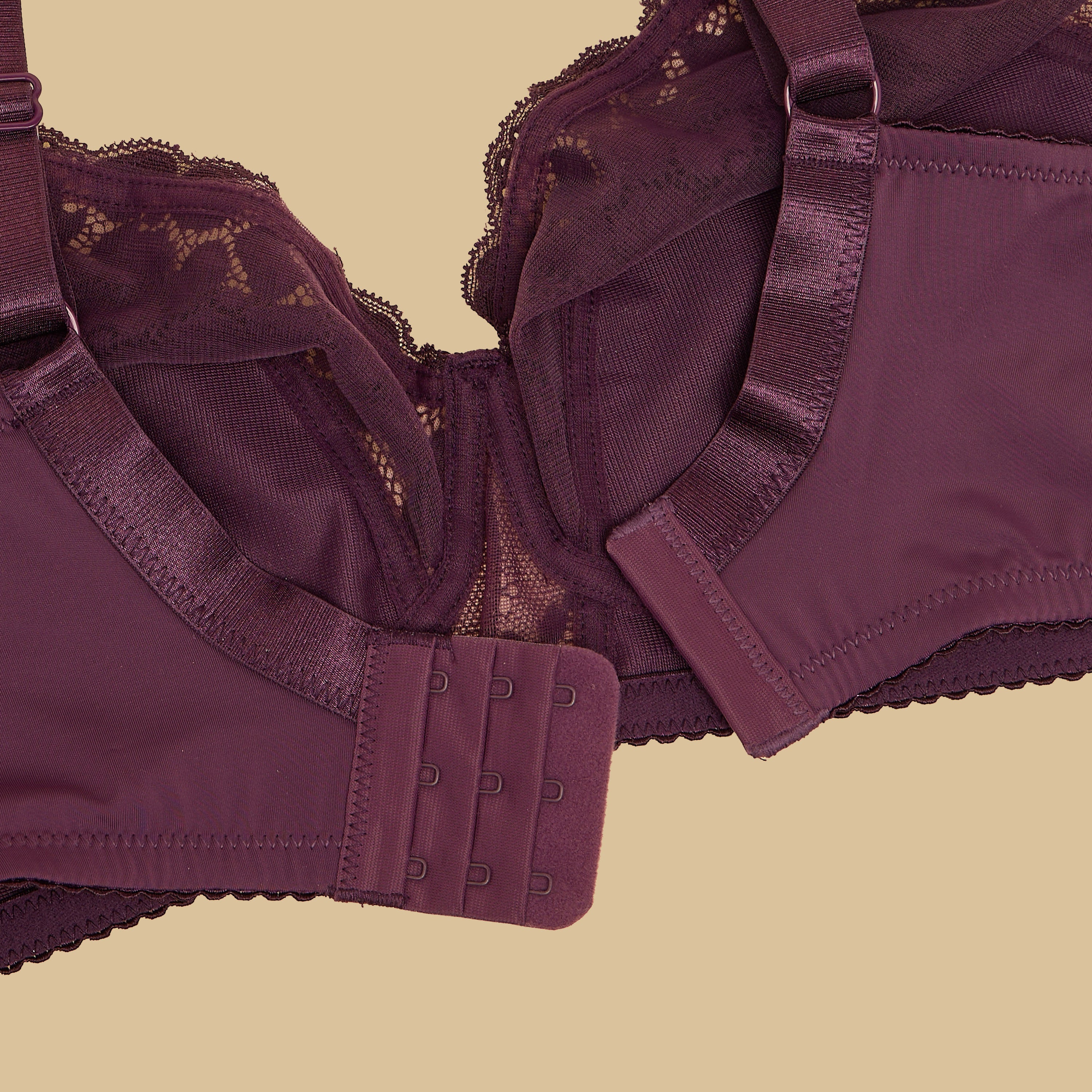 Lace Trim Non-Padded Non-Wired Bra