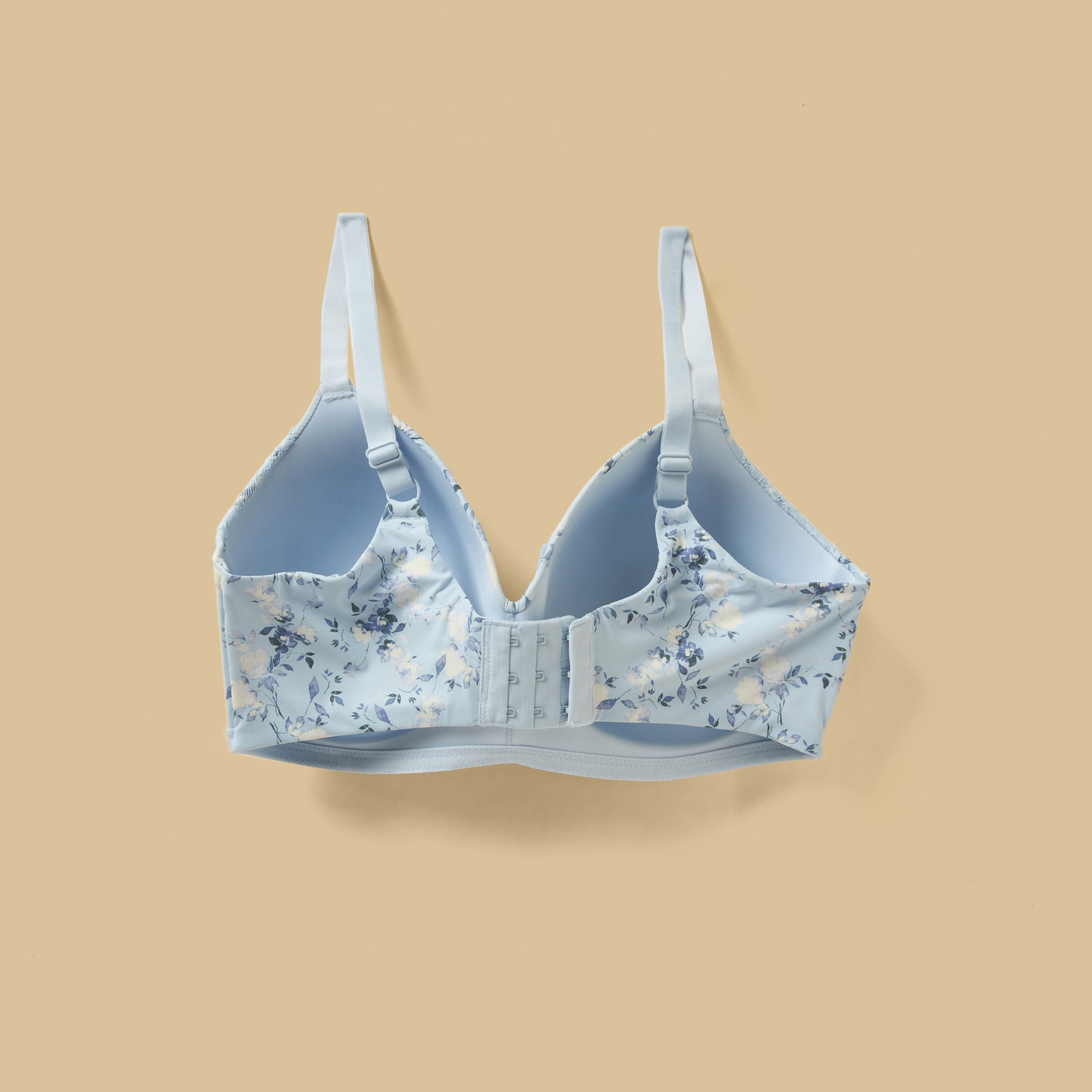 Floral Print Padded Non-Wired Bra