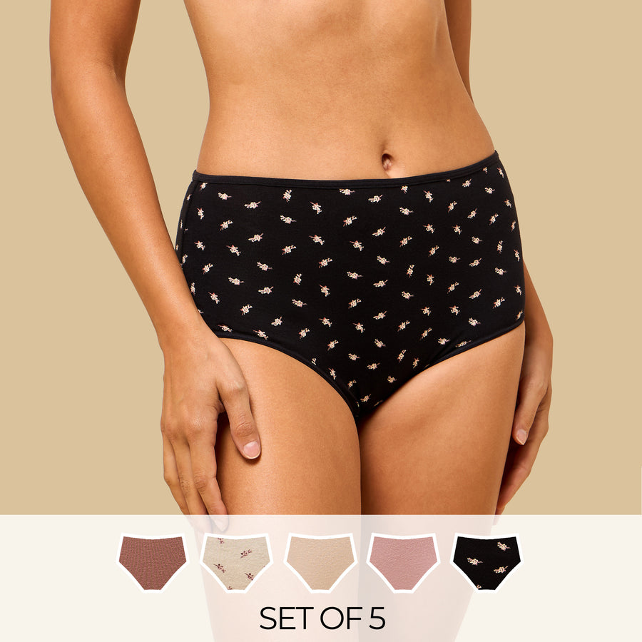Pack of 5 - Assorted Full Briefs