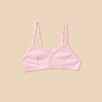 Pack of 2 - Plain Bra with Lace Trim