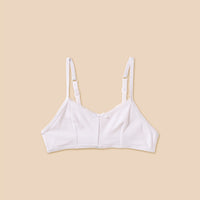 Pack of 2 - Plain Bra with Lace Trim