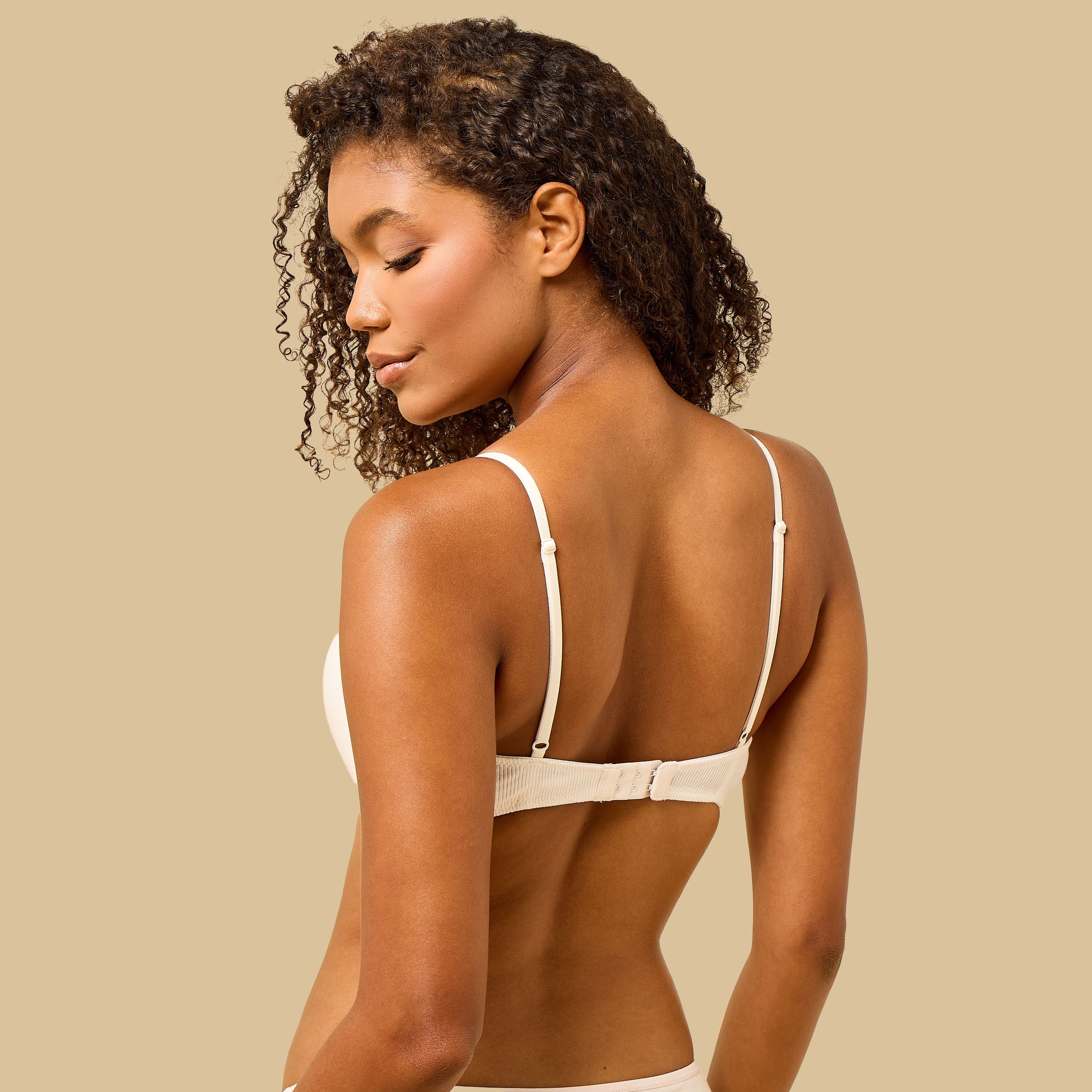 Pack of 2 - Lace Insert Padded A-frame Bra