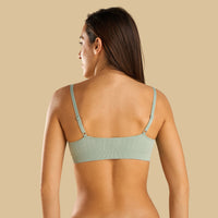 Ribbed Seamless Bra