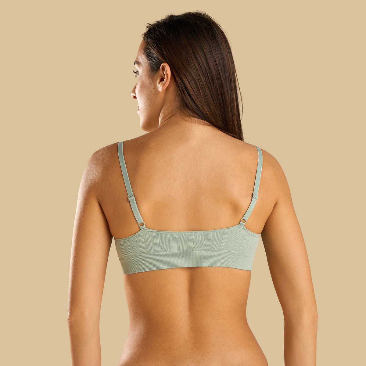 Ribbed Seamless Bra