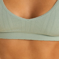 Ribbed Seamless Bra
