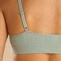 Ribbed Seamless Bra