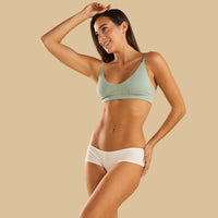 Ribbed Seamless Bra