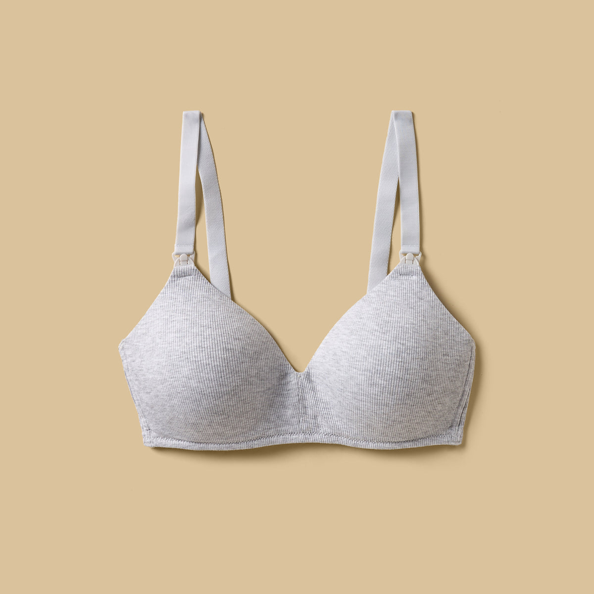 Ribbed Padded Nursing Bra