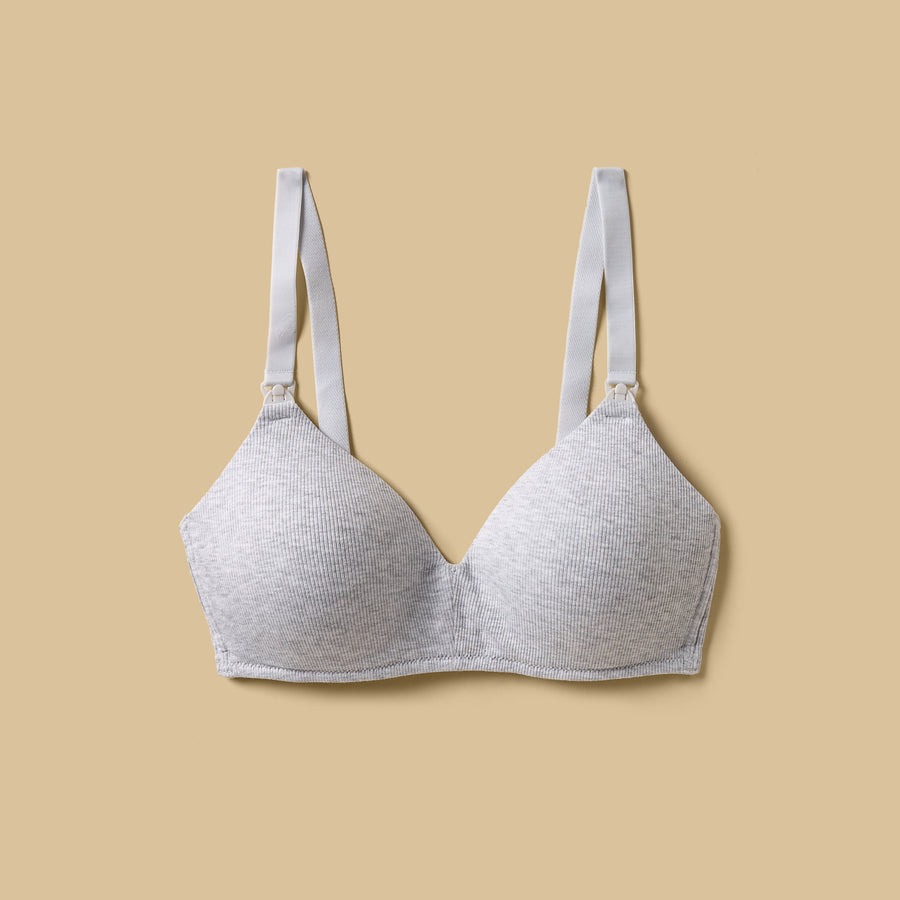 Ribbed Padded Nursing Bra