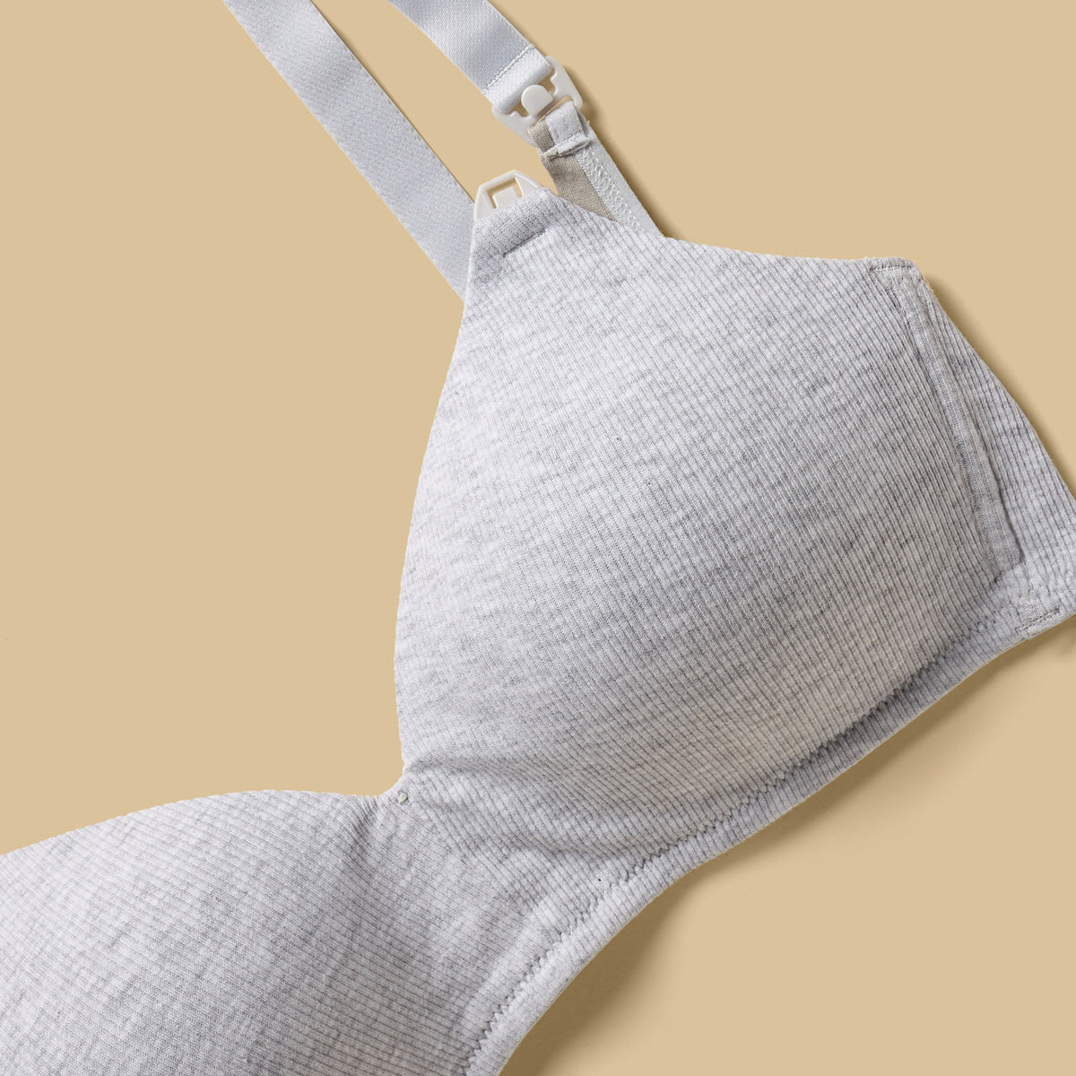 Ribbed Padded Nursing Bra