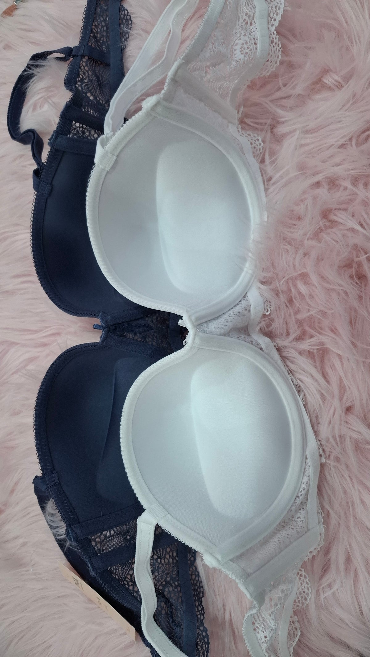 Pack of 2 - Textured Balconette Bra