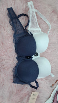 Pack of 2 - Textured Balconette Bra