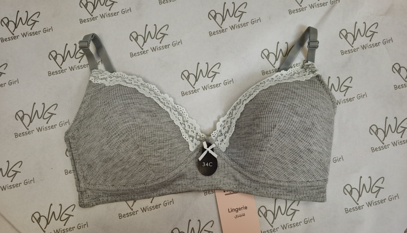 Lace Trim A-frame Comfort Bra