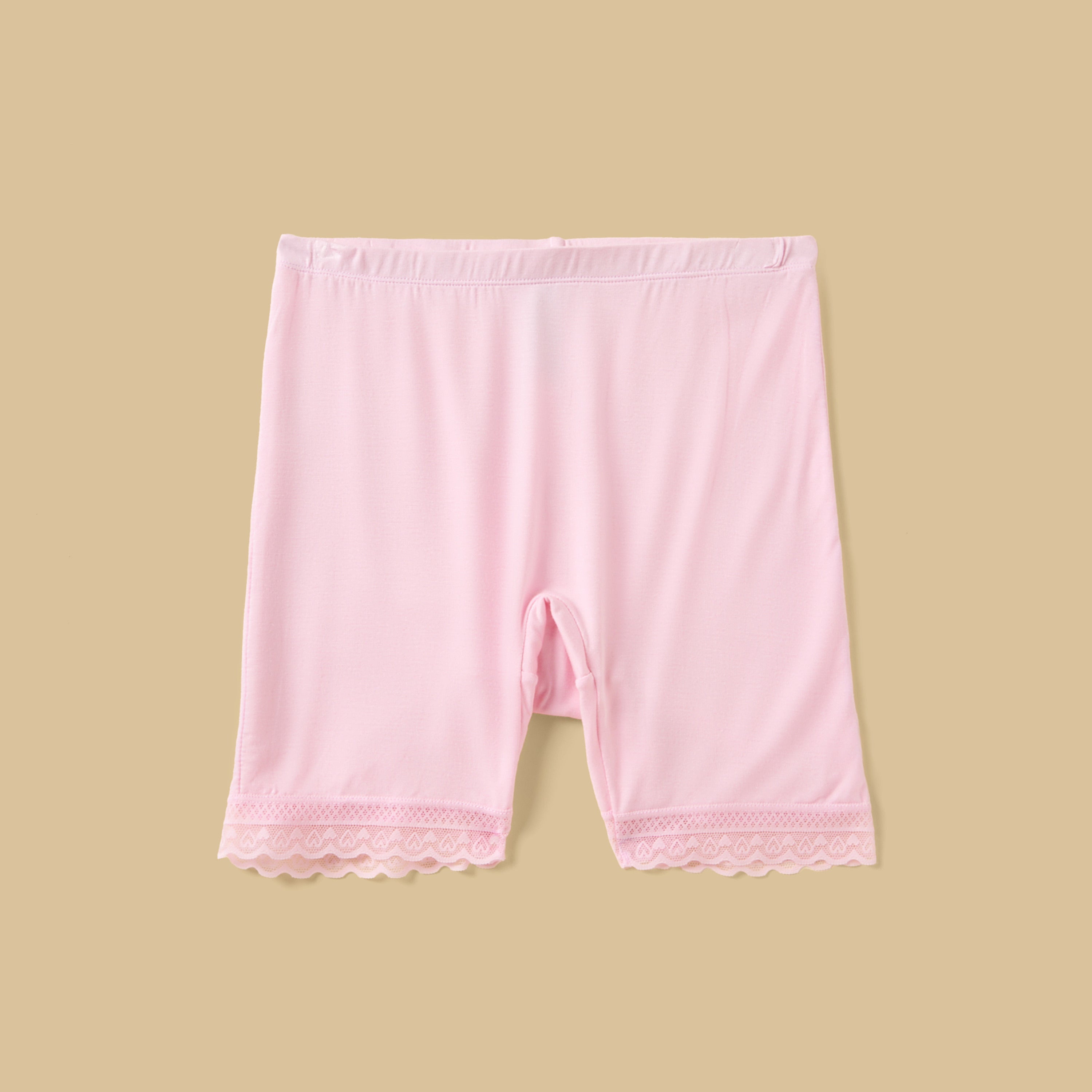 Pack of 2 - Lace Trim Short Leggings