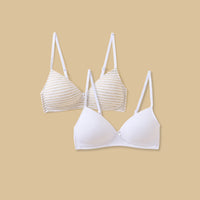 Pack of 2 - Assorted Print Padded Bra