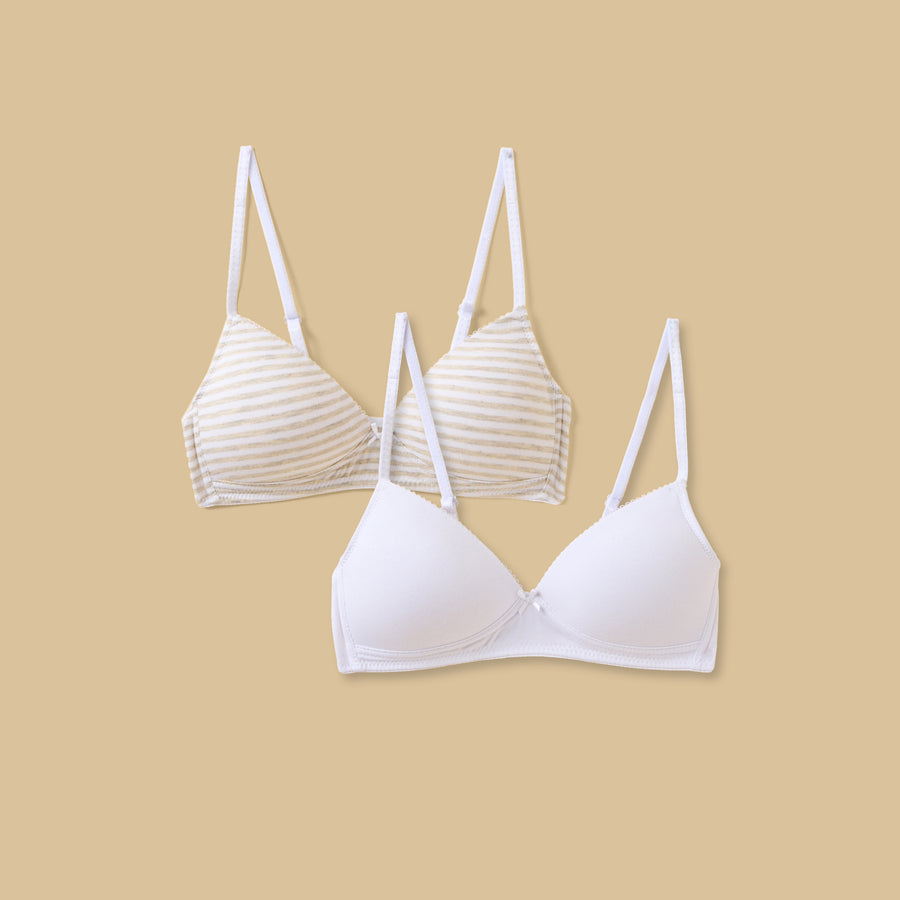 Pack of 2 - Assorted Print Padded Bra