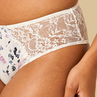 Pack of 2 - Lace Panel Bikini Briefs