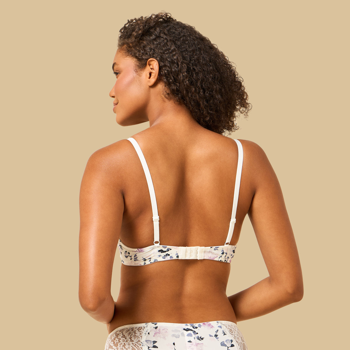 Pack of 2 Lace Trim Demi Bra