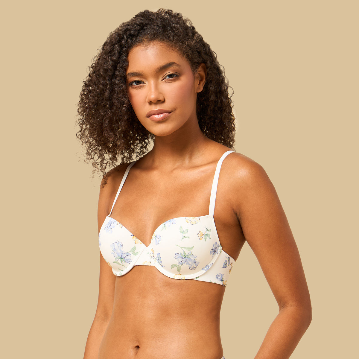 Pack of 2 - Assorted Padded Wired Demi Bra