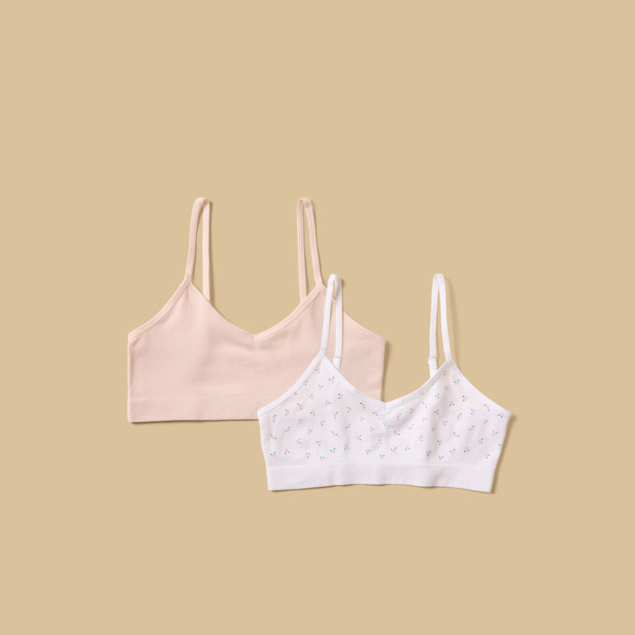 Pack of 2 - Seamless Non-Padded Trainer Bra