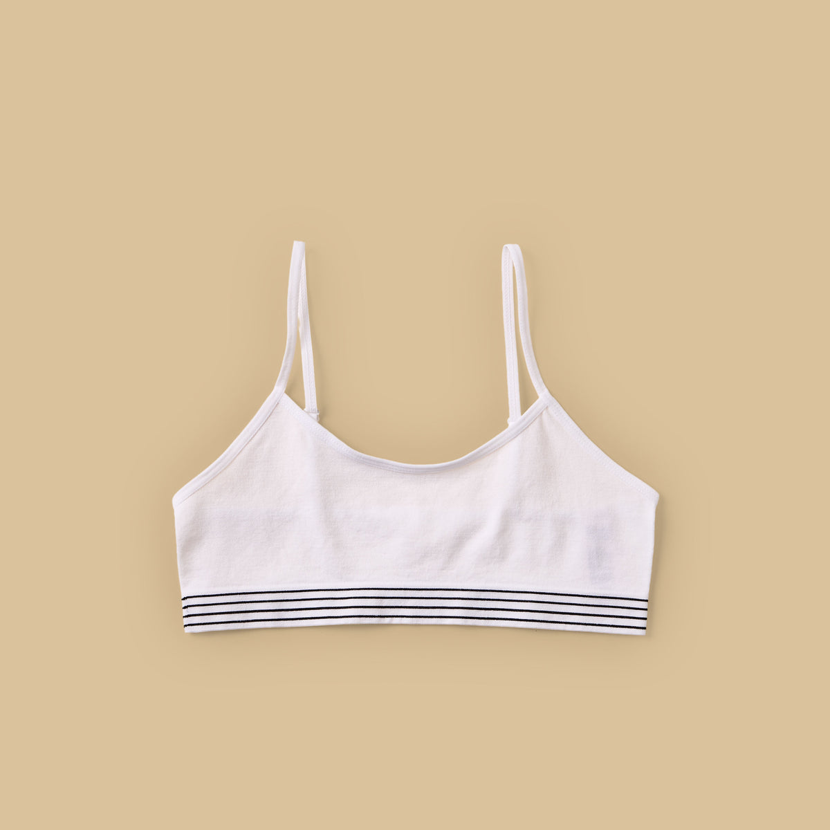 Pack of 3 - Jacquard Striped Non-Padded Trainer Bra