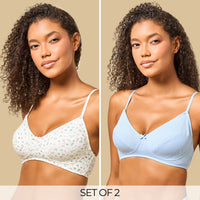 Pack of 2 - Assorted Non-Padded Bra